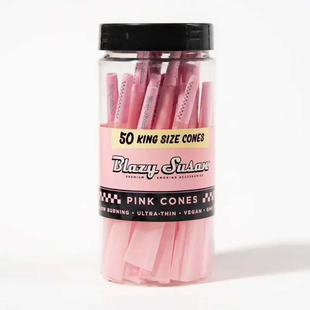 Blazy Susan - 50pk Pink Cones, King Size