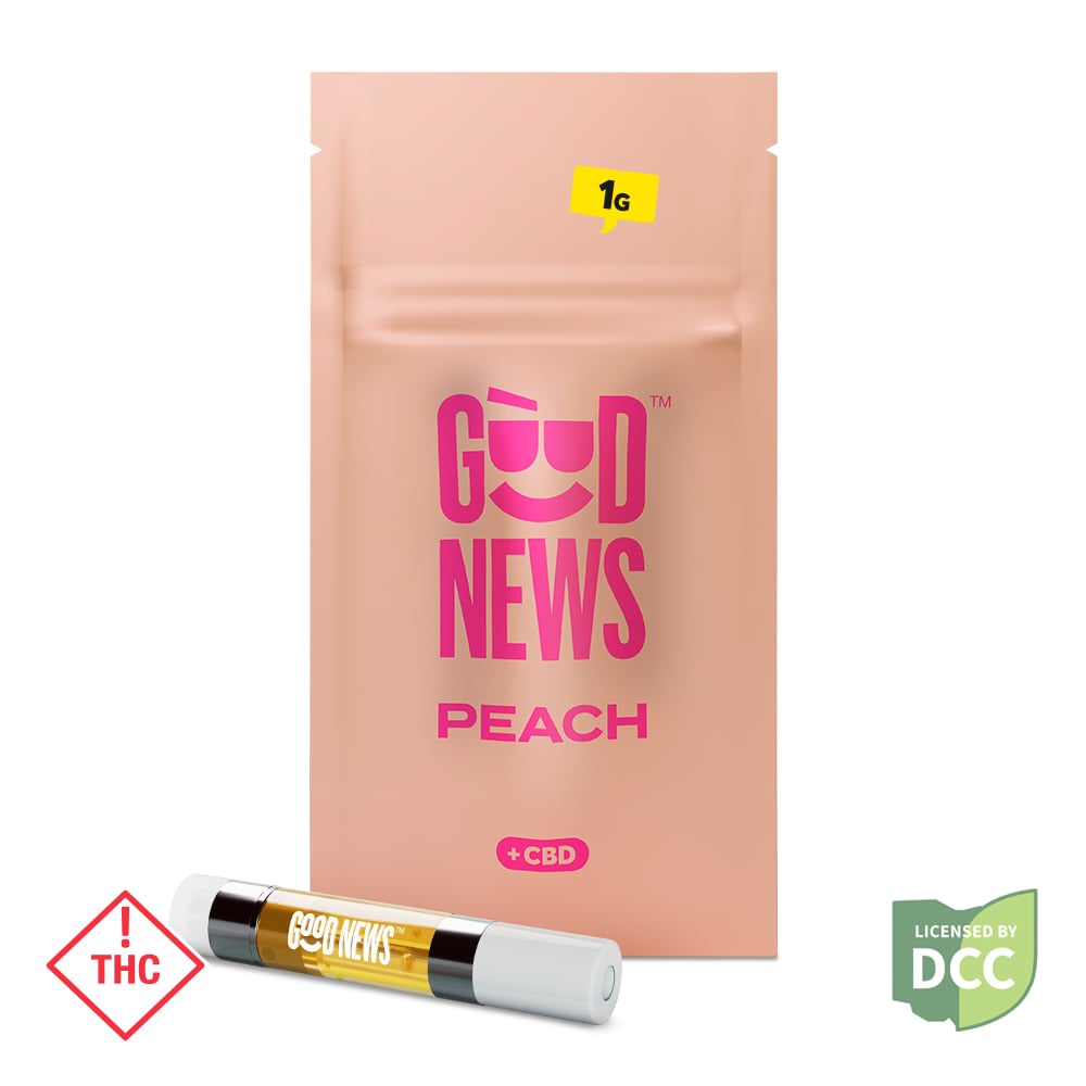 Peach 1:1 CBD:THC Cartridge