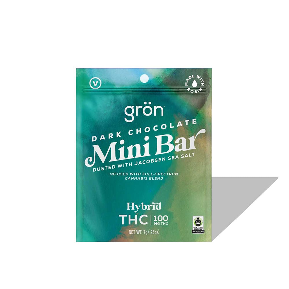 THC Dark Chocolate Mini Bar (100mg)