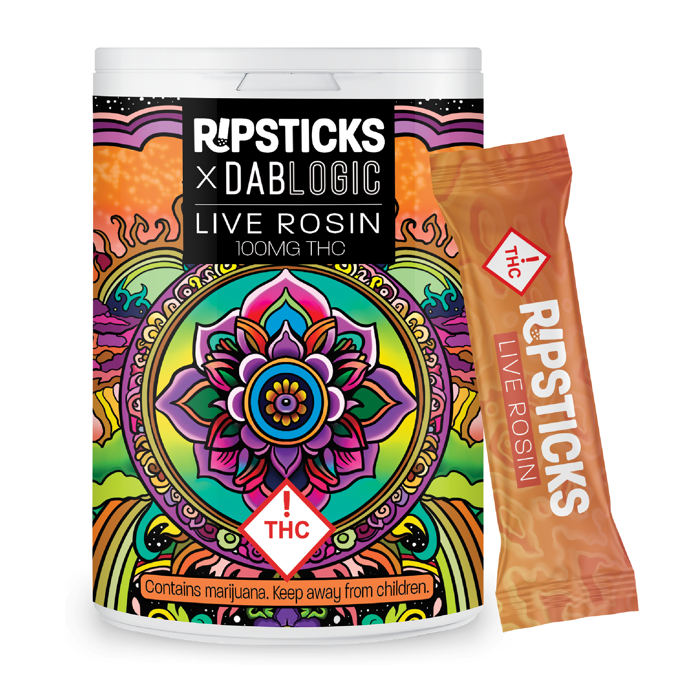 Shop Live Rosin Ripsticks - Garlic Cookies (100mg Full Spectrum