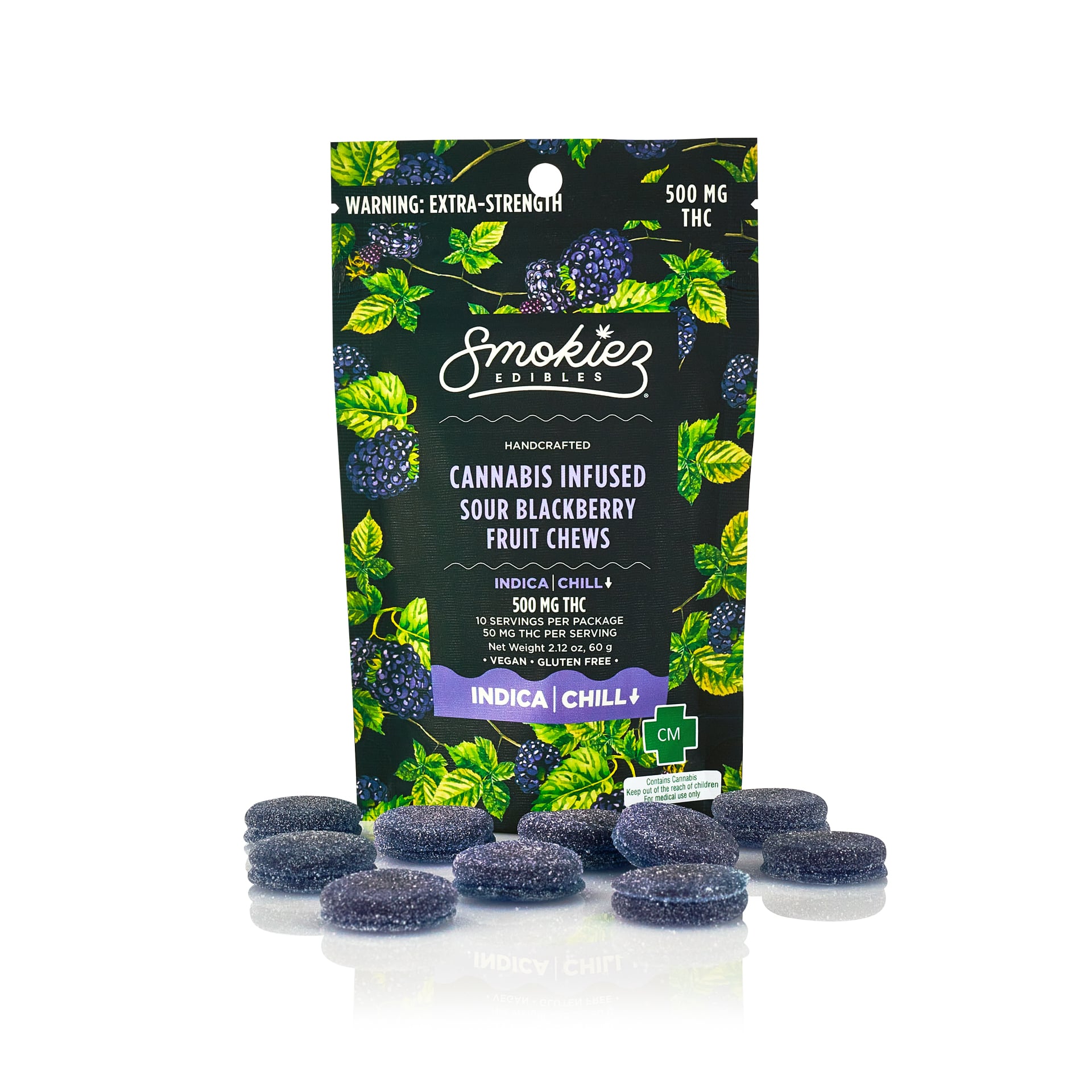 Sour Blackberry - Indica [10pk] (500mg)