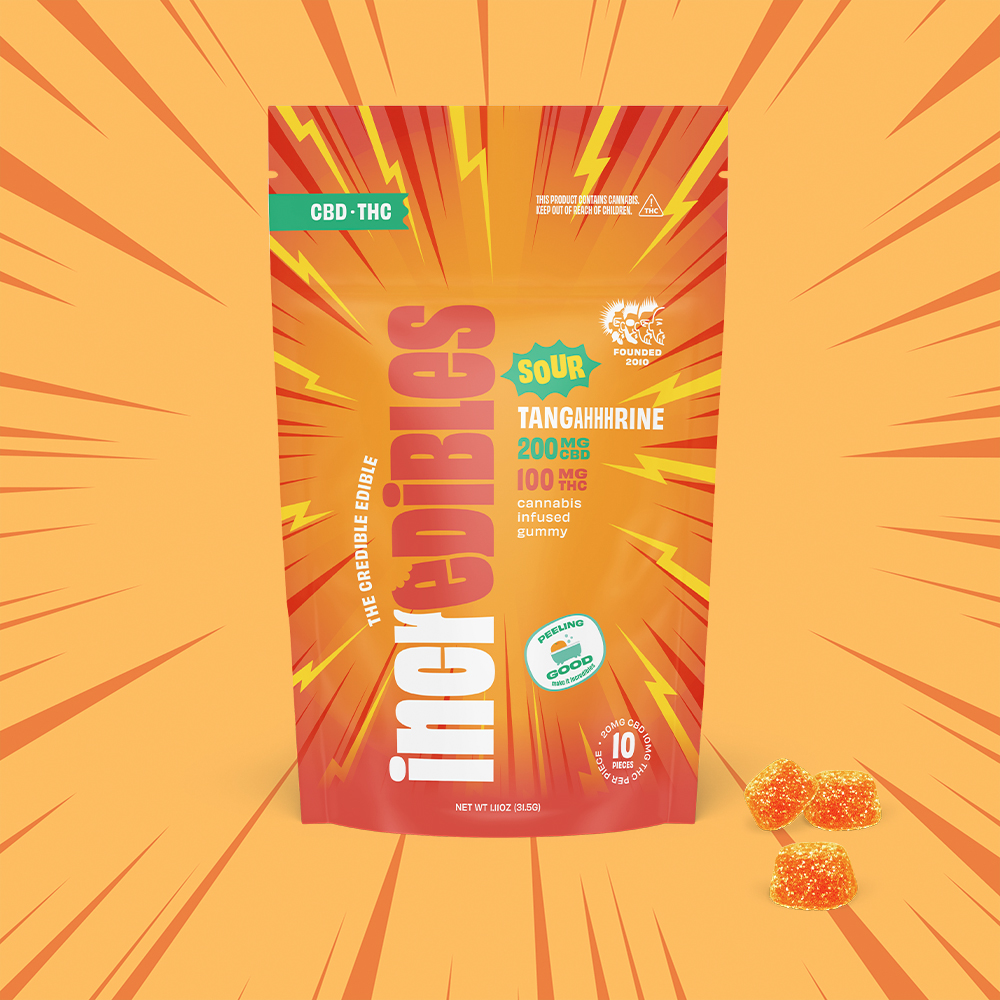 2:1 Sour Tangahhhrine + CBD [10pk] (200mg CBD/100mg THC)