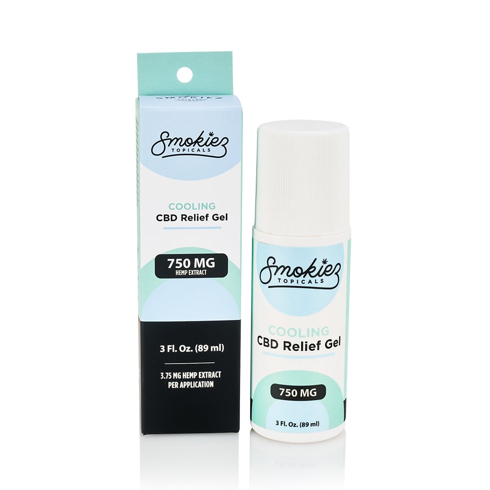 Cooling 750mg cbd smokiez relief gel roll on jane