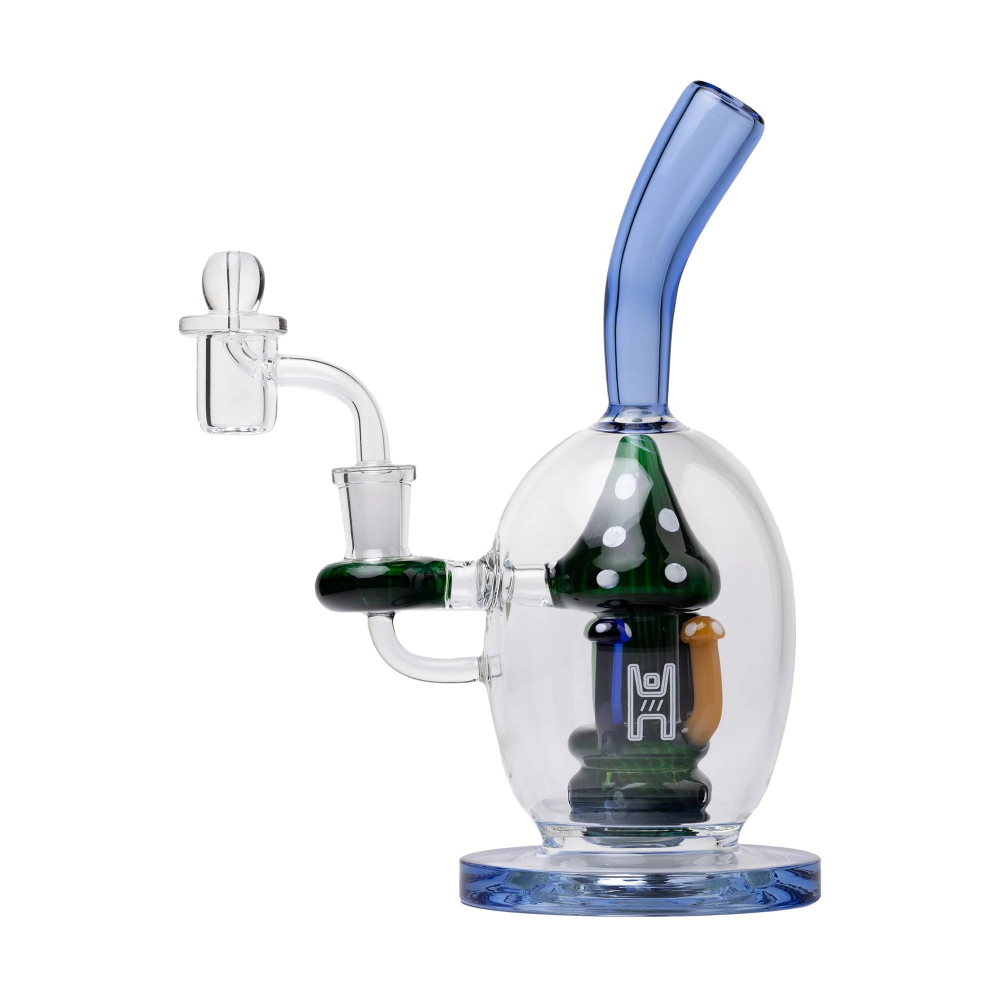 Mushroom Globe Rig - Blue
