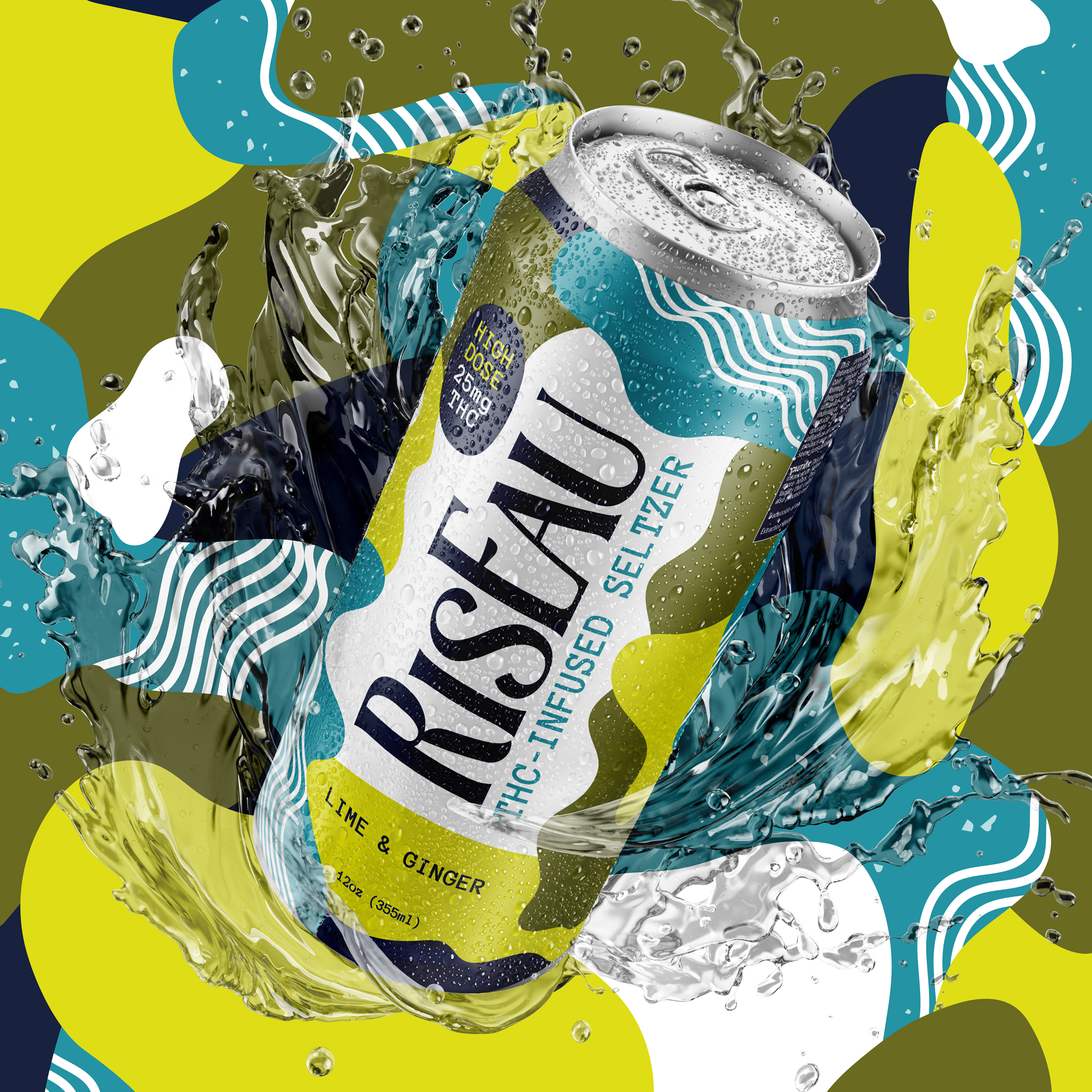 Lime & Ginger (25mg THC)