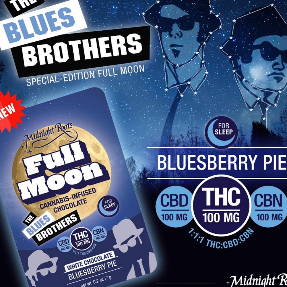1:1:1 Bluesberry Pie (100mg CBD/100mg THC/100mg CBN)