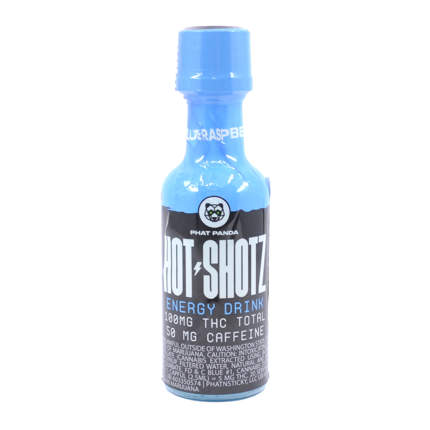 Blue Raspberry (100mg THC/50mg Caffeine)