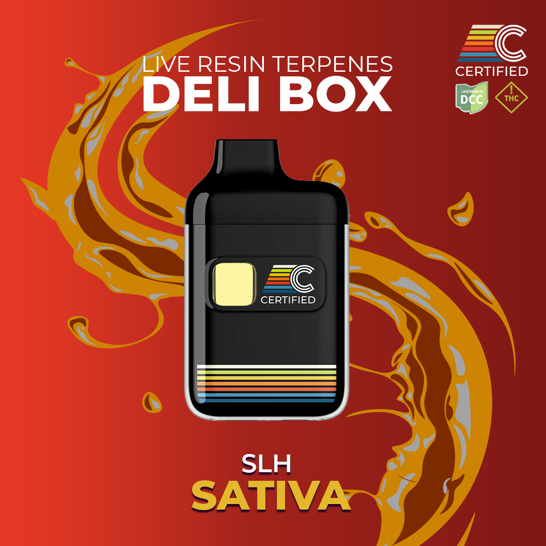 CERTIFIED CULTIVATORS - SLH - LRT DELIBOX DISPOSABLE - [1G] - SATIVA