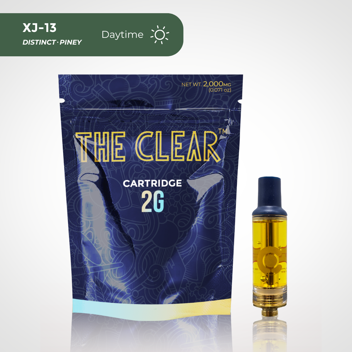 The Clear Original Cartridge 2000mg | XJ-13 The Clear Original Cartridge 2000mg | XJ-13