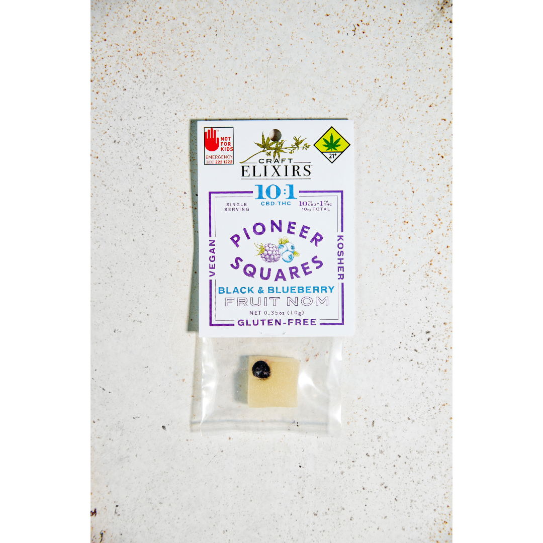 10:1 Gummies Black & Blueberry [Single] (10mg CBD/1mg THC)