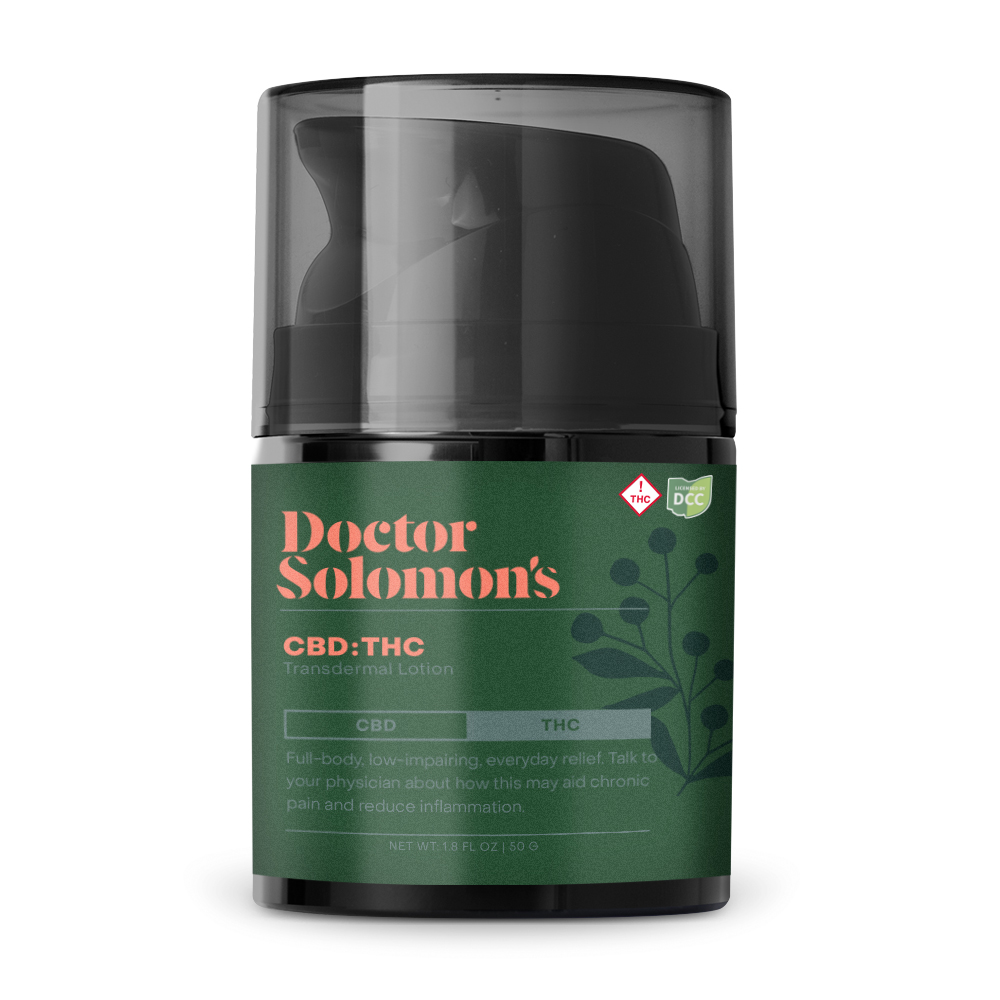 Doctor Solomon's - Restore 1 1 Lotion - 200mg THC / 200mg CBD