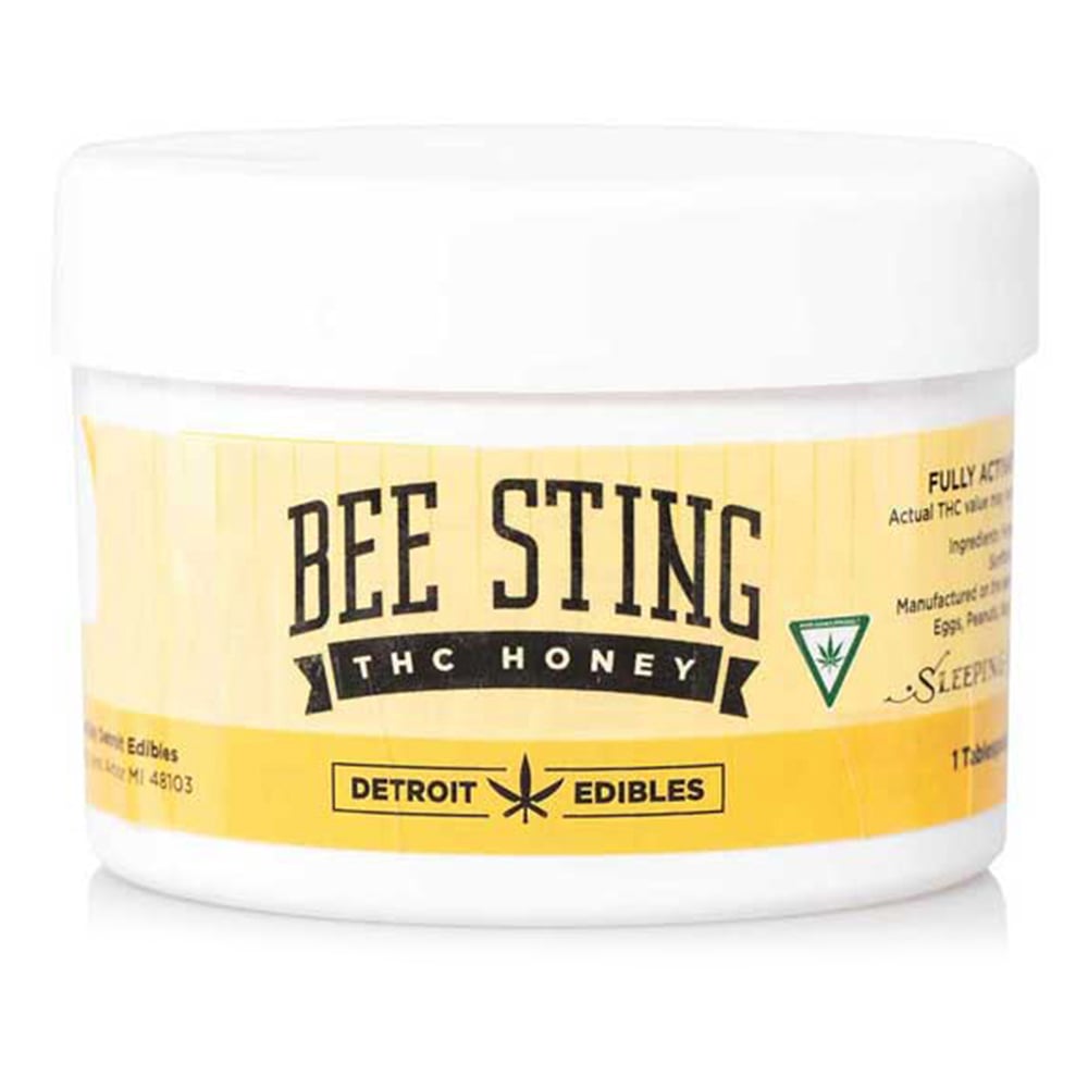Bee Sting Honey (100mg) Detroit Edibles Honey Jane