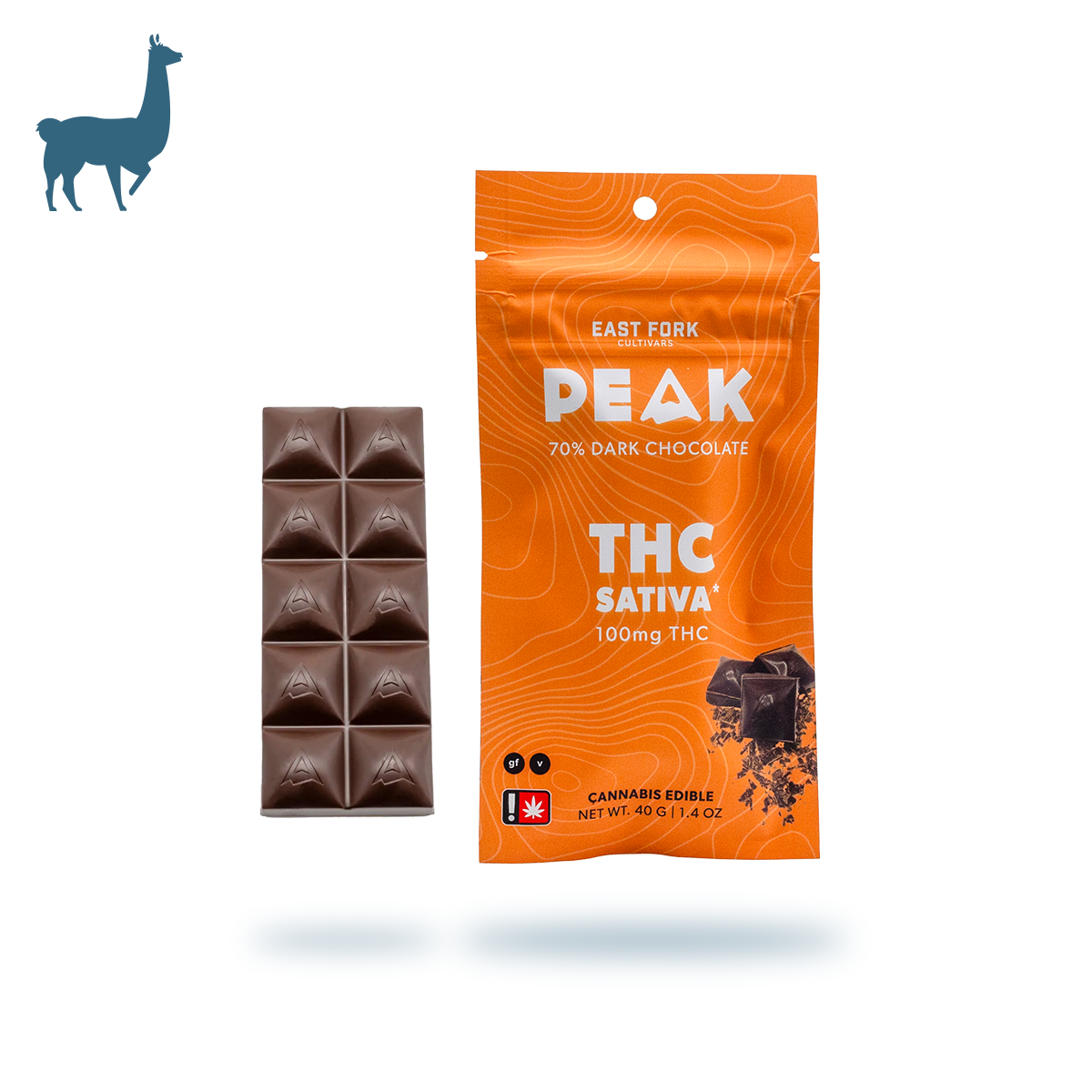 Dark Chocolate - Sativa (100mg)