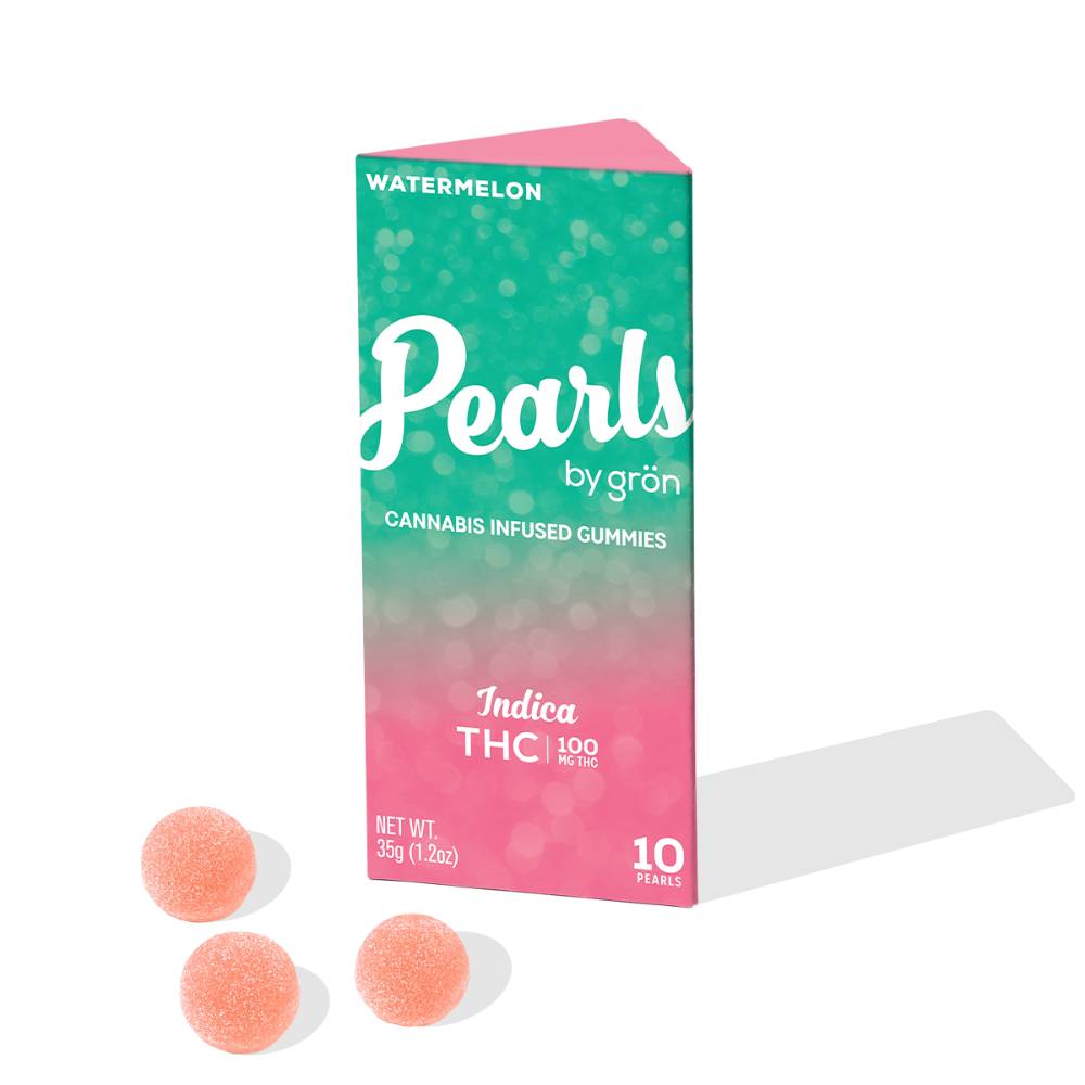 THC Watermelon Pearls - Indica (100mg)