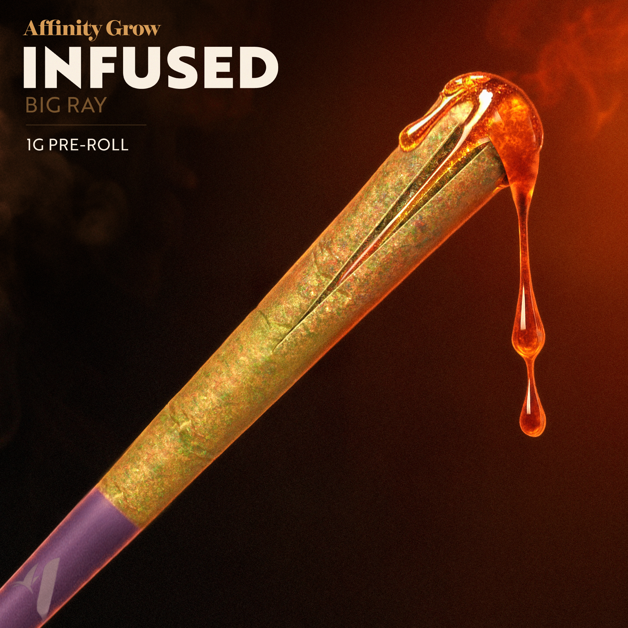 Affinity Big Ray Infused Pre-Roll 1g Grinz (I) 00789