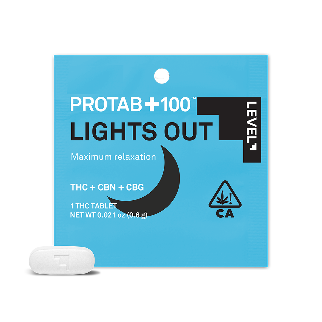 PROTAB+ Lights Out [1pk] (100mg THC/20mg CBN/10mg CBG)