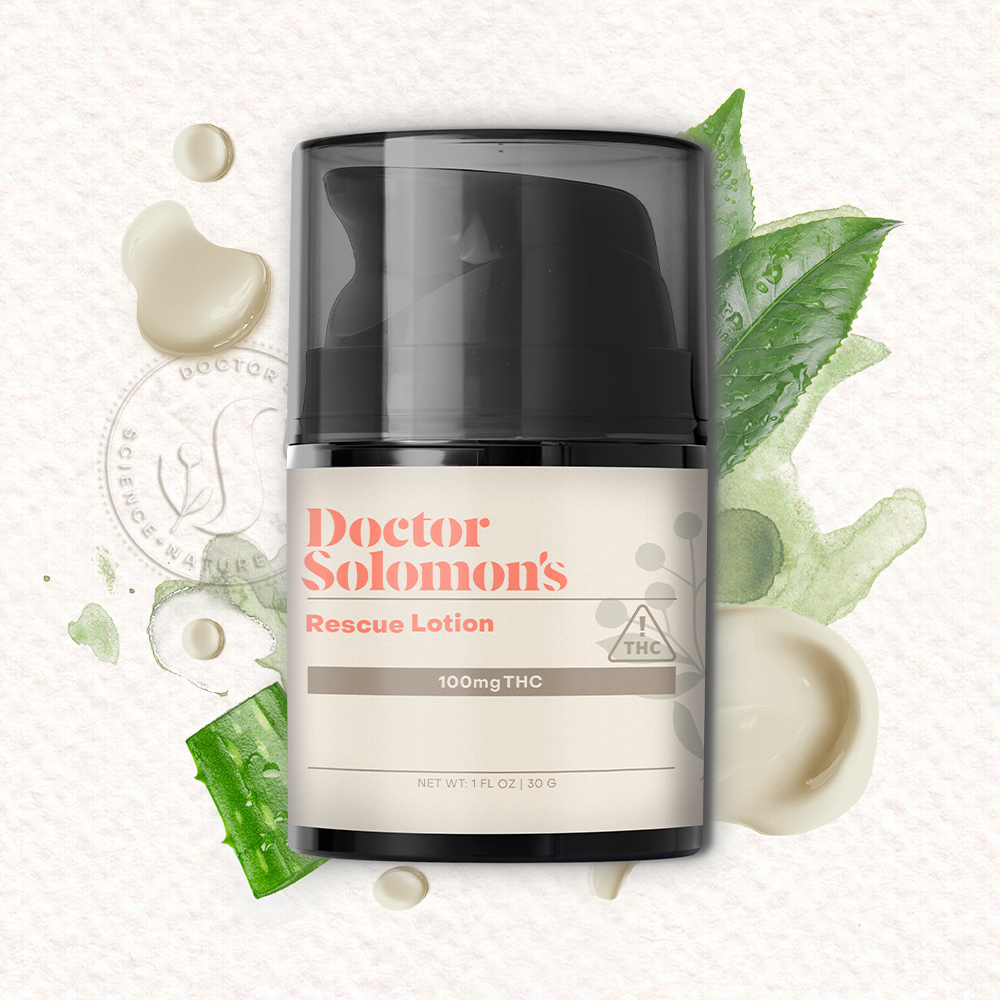 Doctor Solomon's Rescue THC Rich Transdermal Lotion 100mg THC