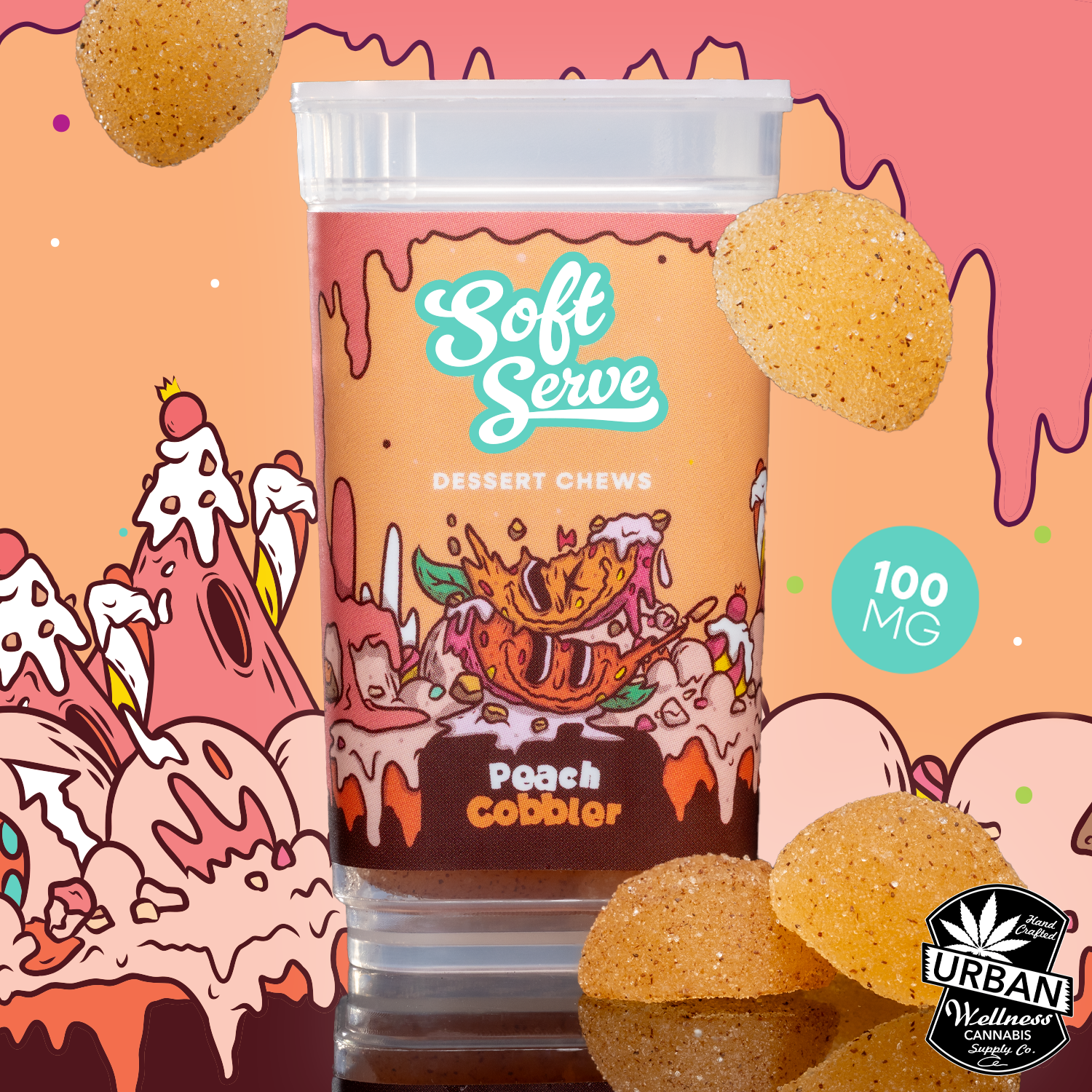 Peach Cobbler [10pk] (100mg)