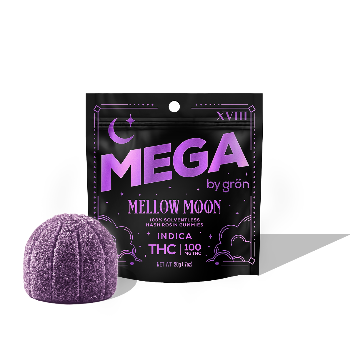 Mellow Moon MEGA Rosin - THC - Indica