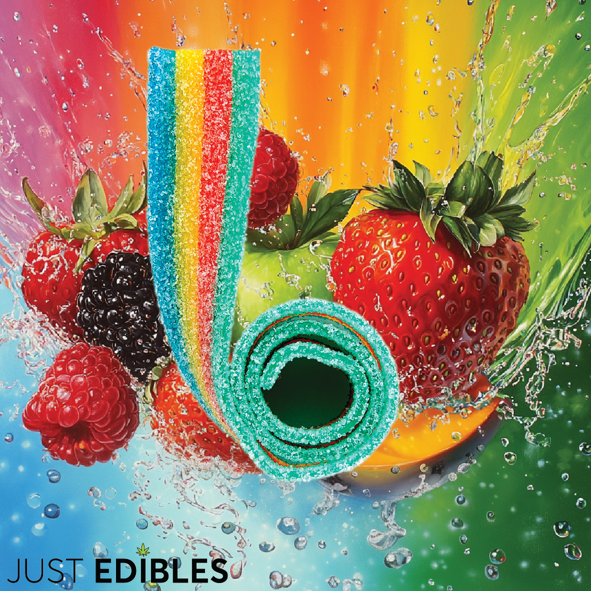 Fruit Punch Long Belt – (10 Servings | 100mg THC Total)