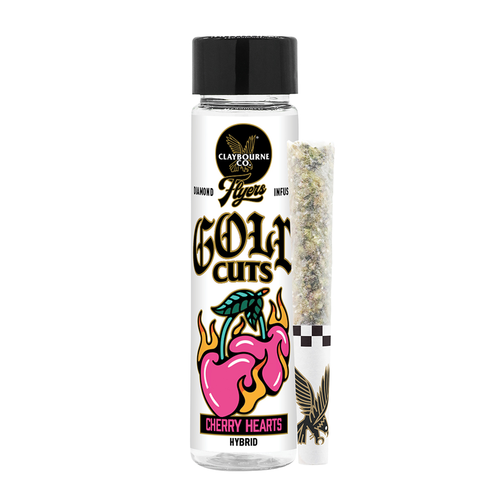 Cherry Hearts (1g) - Diamond Infused Flyers Pre-Rolls