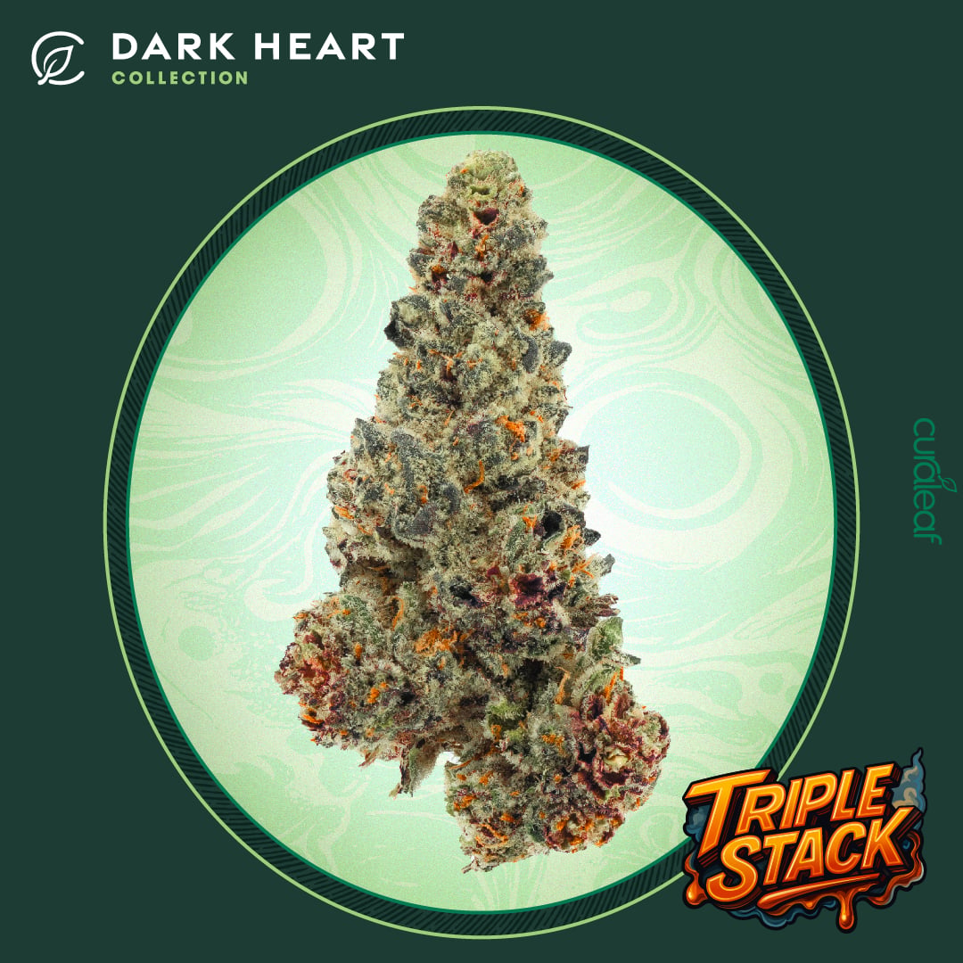 Shop Grassroots Dark Heart Collection Whole Flower 3.5g Triple