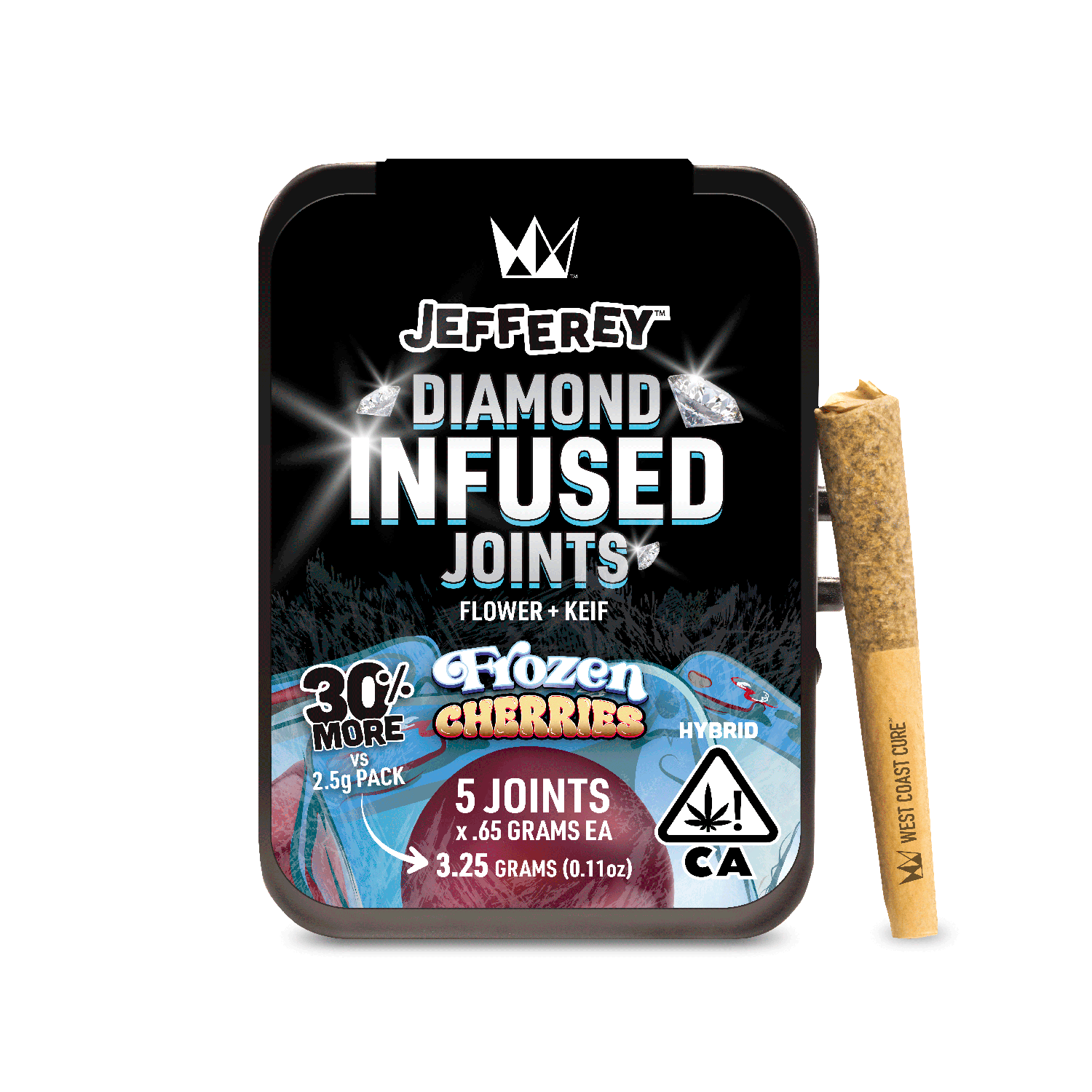 Frozen Cherries - Jefferey Infused Joint .65g 5 Pack