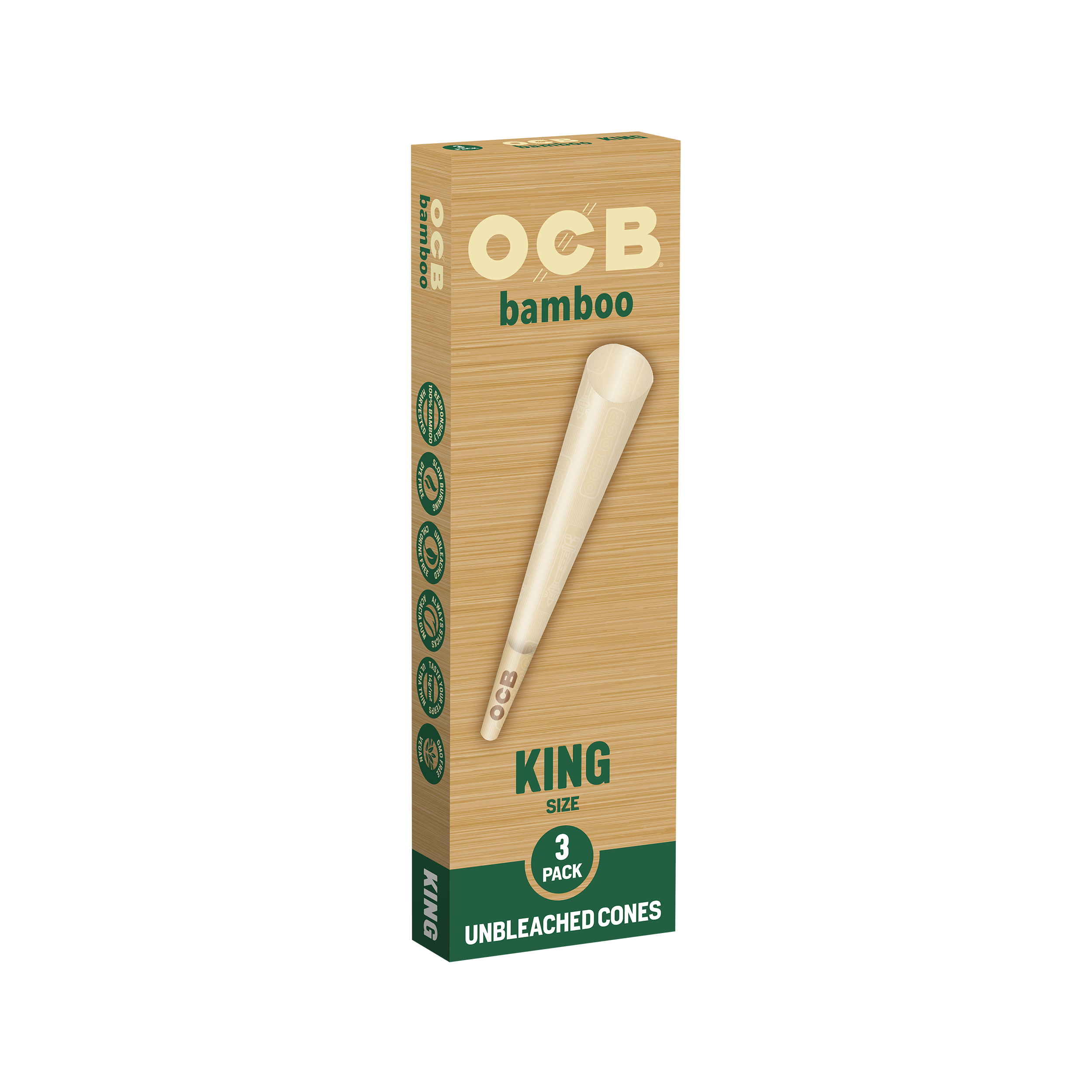 ® Bamboo Cones - King   [3pk]