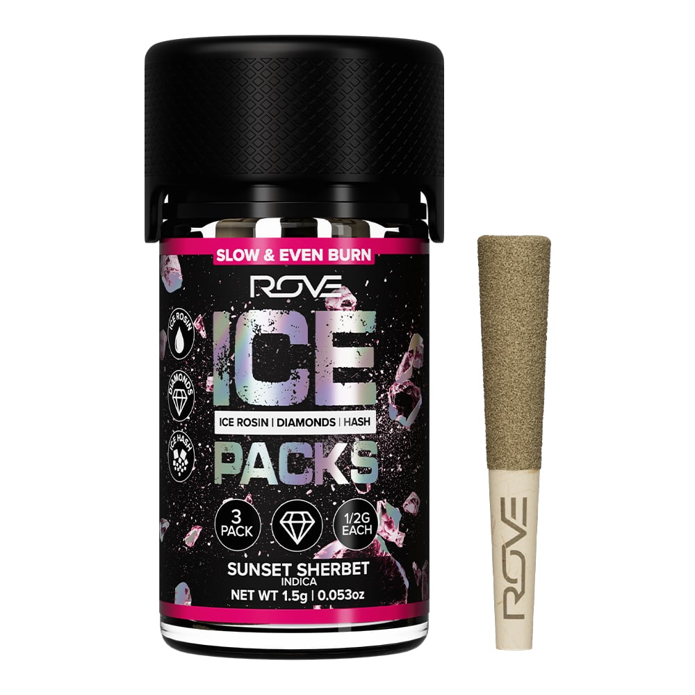 Sunset Sherbet - Infused Ice Packs (Rosin, Hash, and Diamonds) [3x 0.5g]
