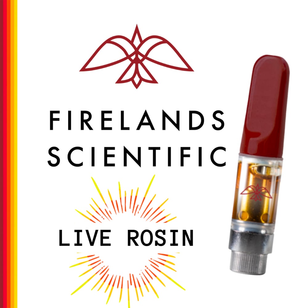 Sour Papaya Firelands Scientific Live Rosin Cartridge Jane