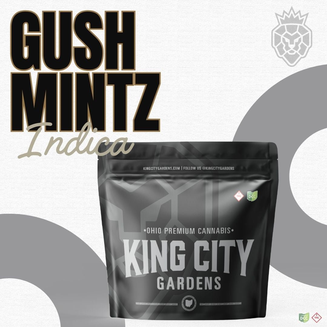 KING CITY GARDENS - GUSH MINTZ - SMALLS  INDICA - 1/8oz in Athens