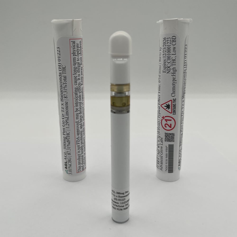Shop AGL 300mg Pen Go Gr Tz x Bananaconda (H) 01223