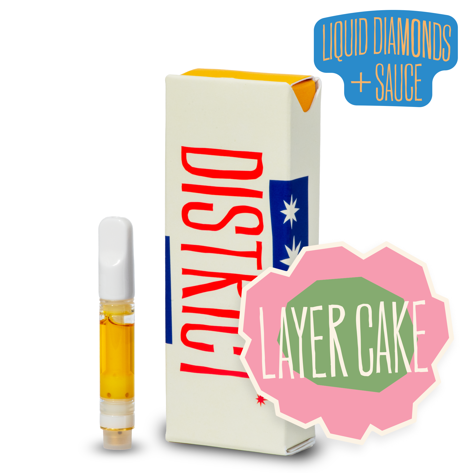 Layer Cake | 1g | Liquid Diamonds & Sauce | Vape