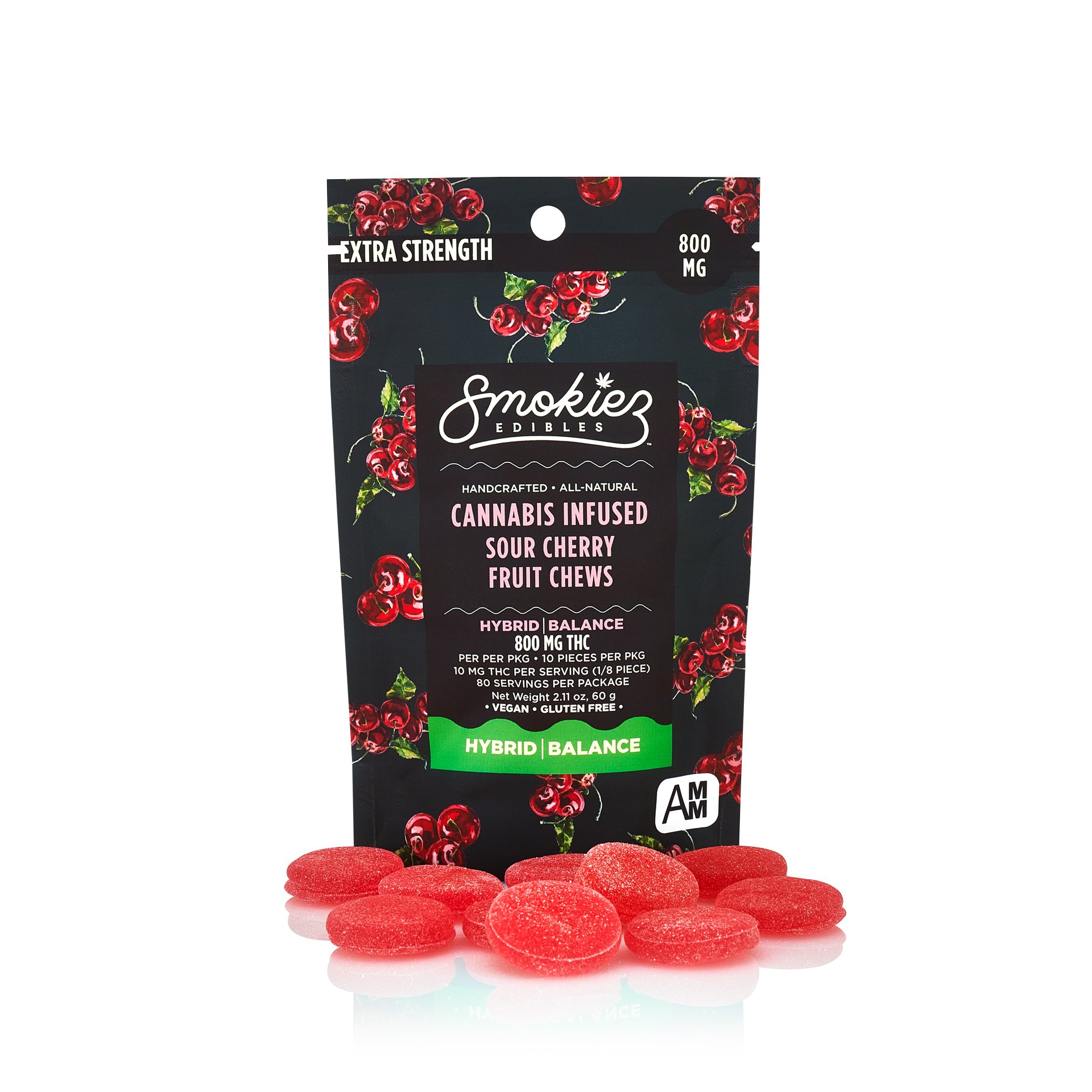 Shop Sour Cherry - Hybrid [10pk] (800mg) | Delta Cannabis Co