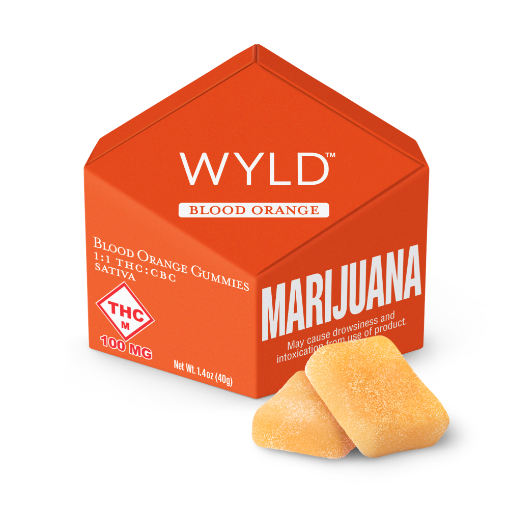 Blood Orange 1:1 CBC + Sativa Enhanced Gummies | 100mg