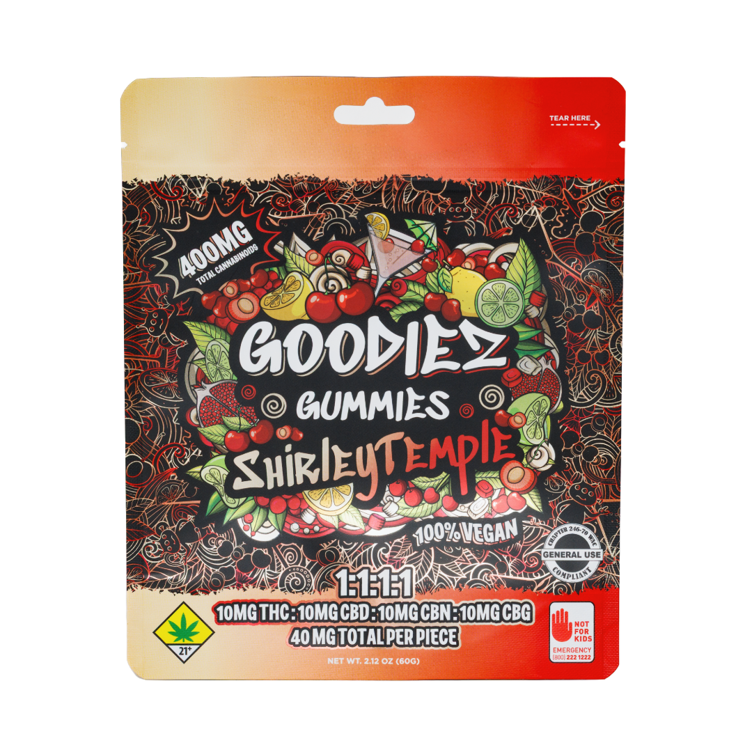1:1:1:1 Shirley Temple [10pk] (100mg THC/100mg CBD/100mg CBN/100mg CBG)