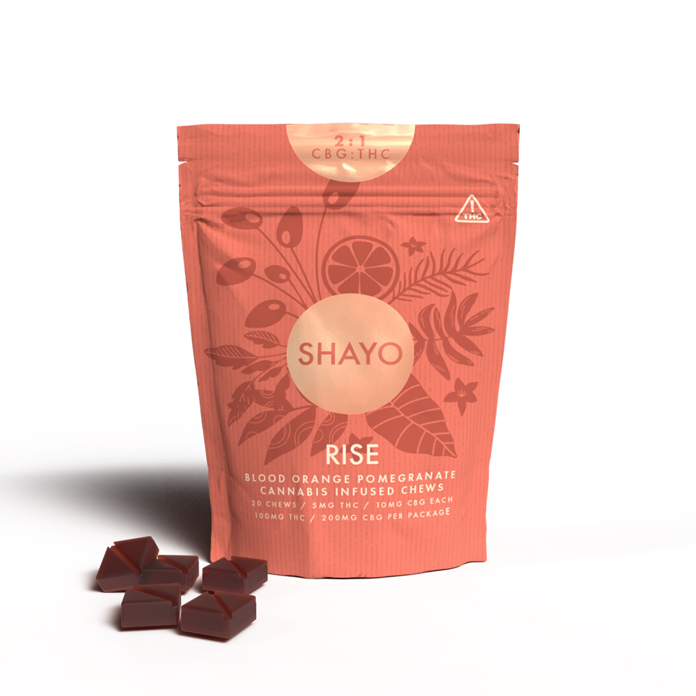 Rise - Blood Orange Pomegranate [20pk] (100mg THC/200mg CBG)