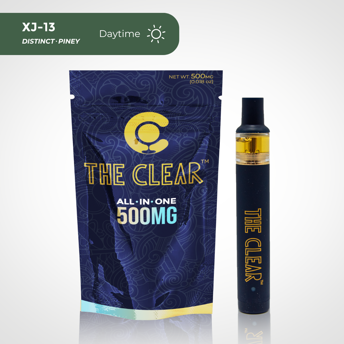 The Clear Original All in One Disposable 500mg | XJ-13