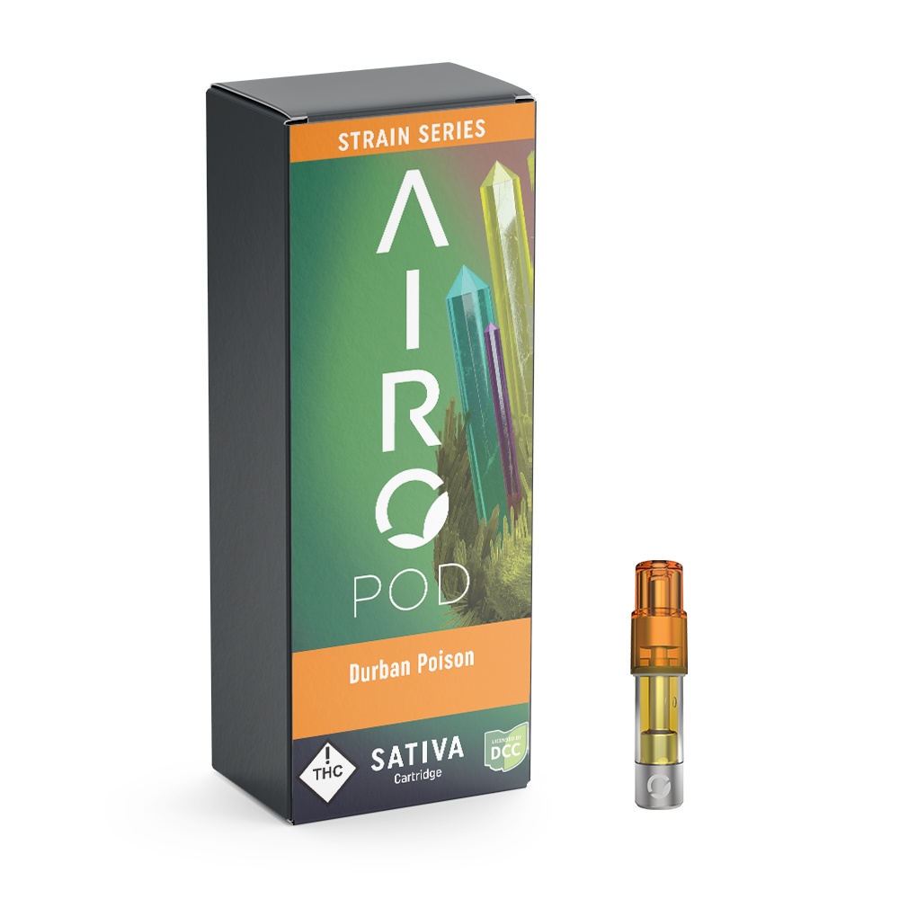 AIRO  DURBAN POISON  STRAIN SERIES  POD  SATIVA