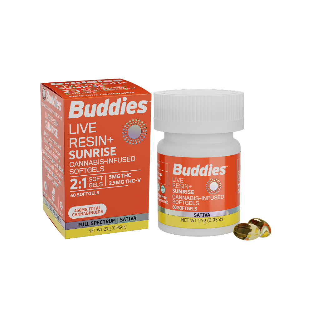 2:1 Sunrise Tangerine [60ct] (300mg THC/150mg THCV)