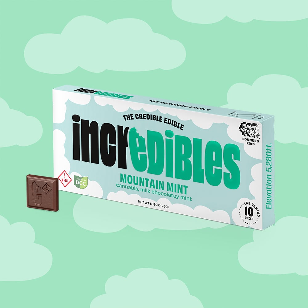 INCREDIBLES - MOUNTAIN MINT - CHOCOLATE - [100MG] - 10PK