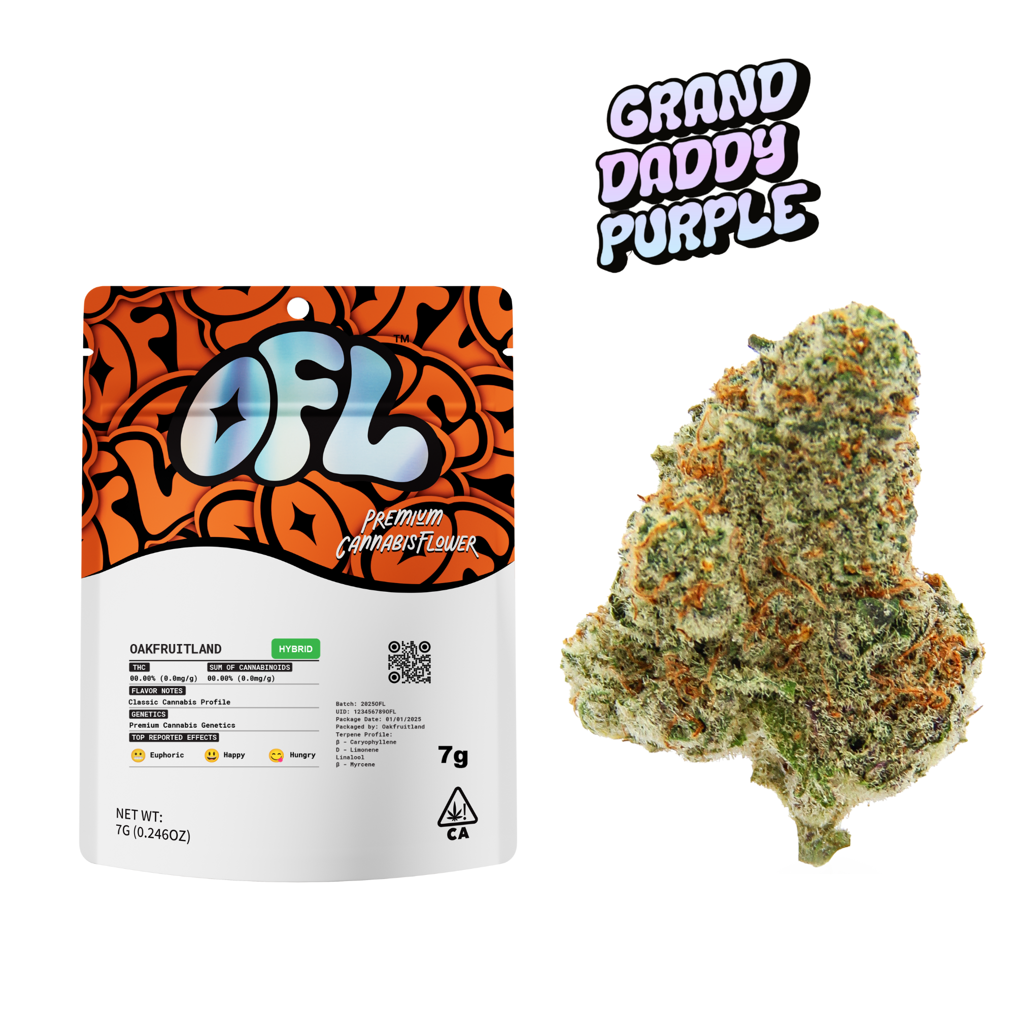 Shop Grandaddy Purple [7g] | Oakfruitland - Sacramento Dispensary