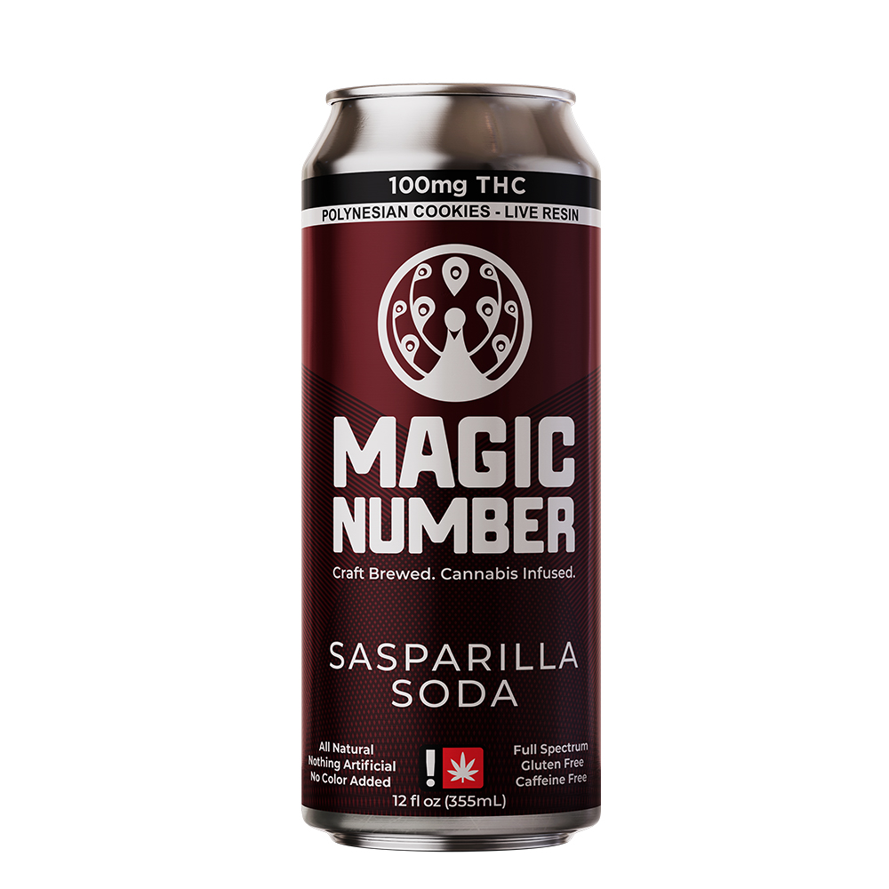 Sasparilla Natural Soda (100mg Live Resin)