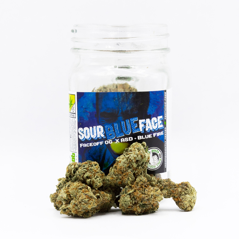Sour Blue Face