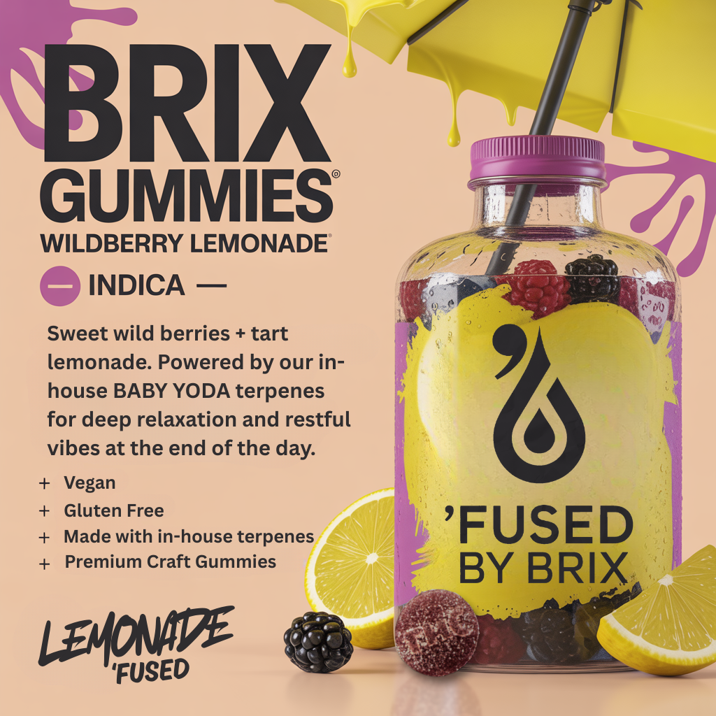 BRIX Cannabis - Wild Berry Lemonade (I) Gummies (4.52mg 20pk) C0101000421 *NP