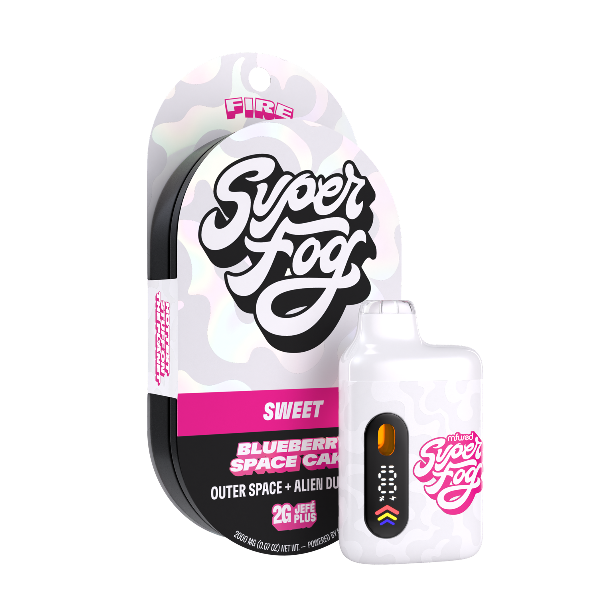 Blueberry Space Cake [2000mg]