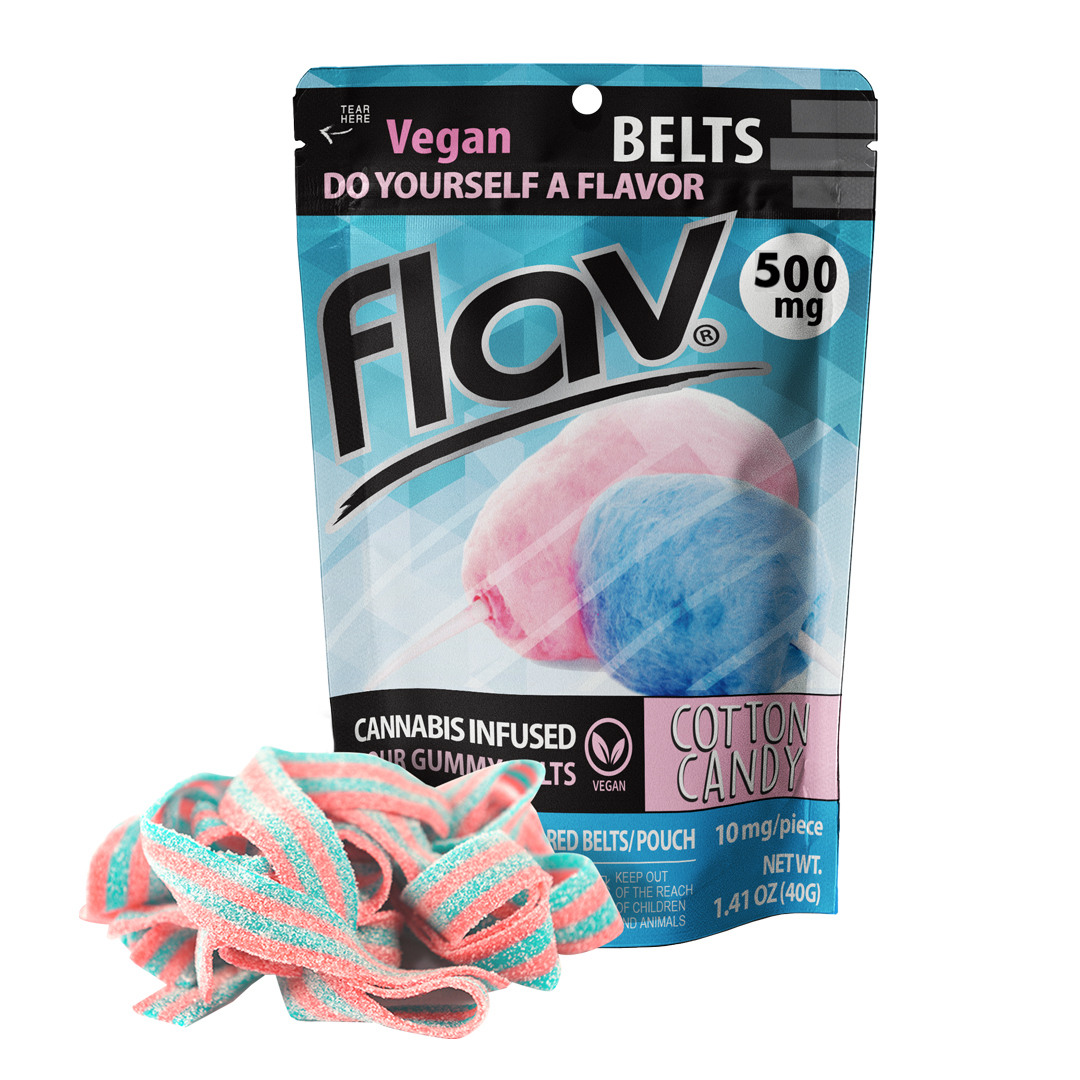 Cotton Candy Belt (10 piece 500mg bag) Flav Belt Jane