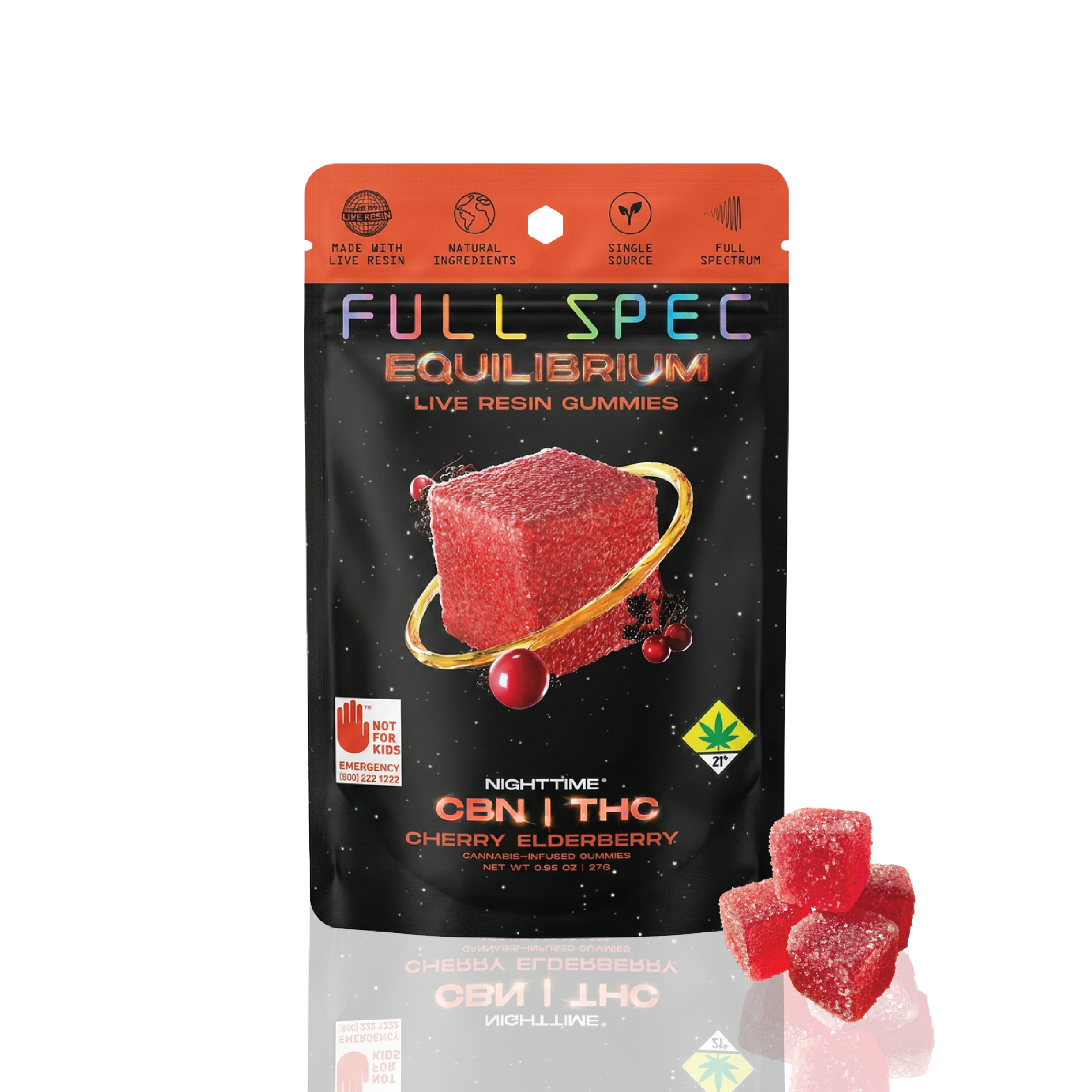 2:1 Cherry ElderBerry [10pk] (200mg CBN/100mg THC)