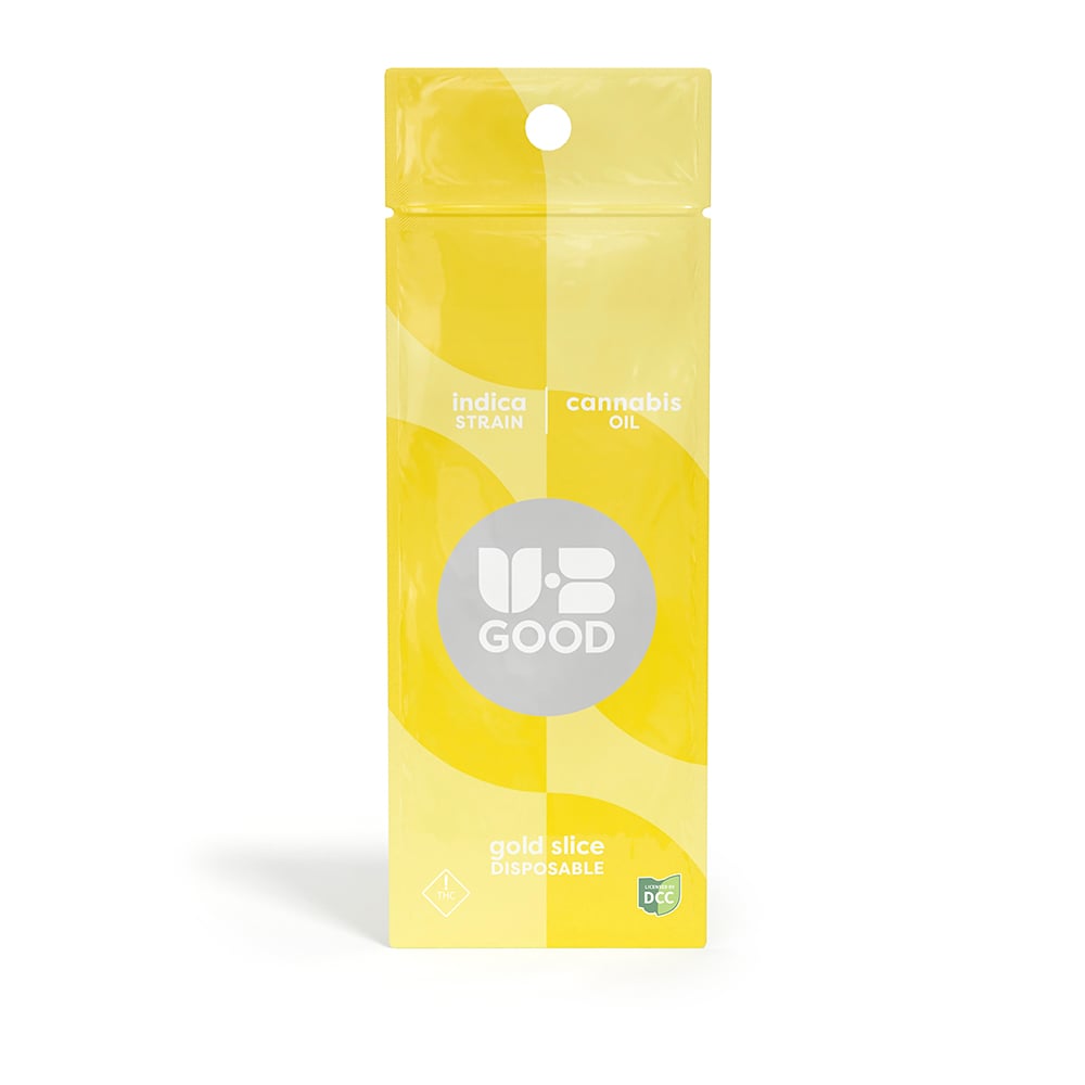 UB GOOD - GOLD SLICE (PINEAPPLE CAKE) - DISPOSABLE - [0.5G] - INDICA