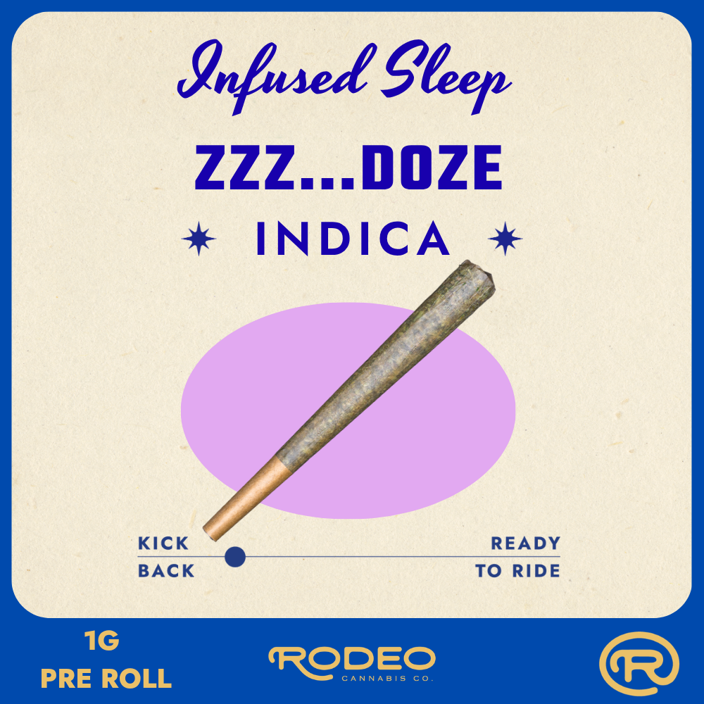 Rodeo Zzz Doze Infused (I) 1g Preroll (C0070000517)